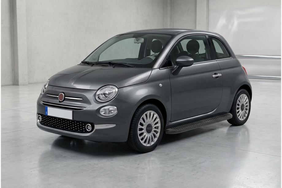 Fiat 500/500L 2013-2022 Side Steps Tayga Black (2 pcs, Aluminum) Image