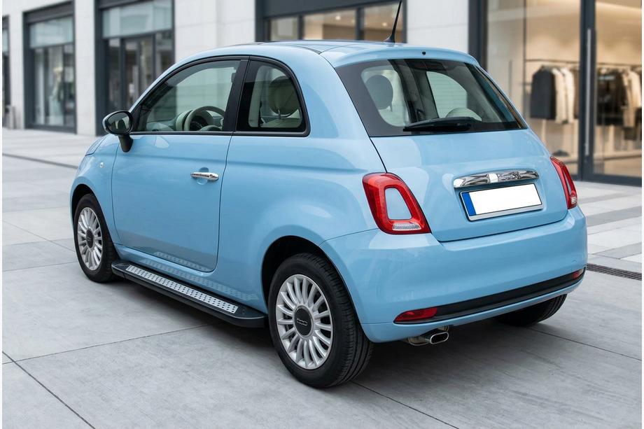 Fiat 500/500L 2013-2022 Side Steps New Vision Black (2 pcs, Aluminum) Image