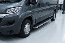 Fiat Ducato 2006-2025 Side Steps BlackLine (2 pcs, Aluminum) photo 1