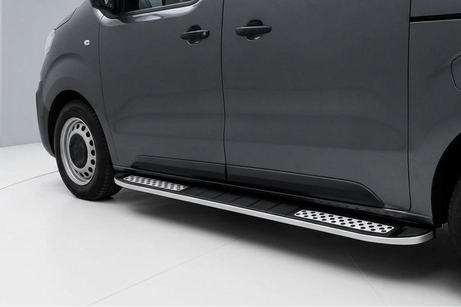 Fiat Scudo 2007-2015 Side Steps Tayga V2 (2 pcs, Aluminum) Photo 1
