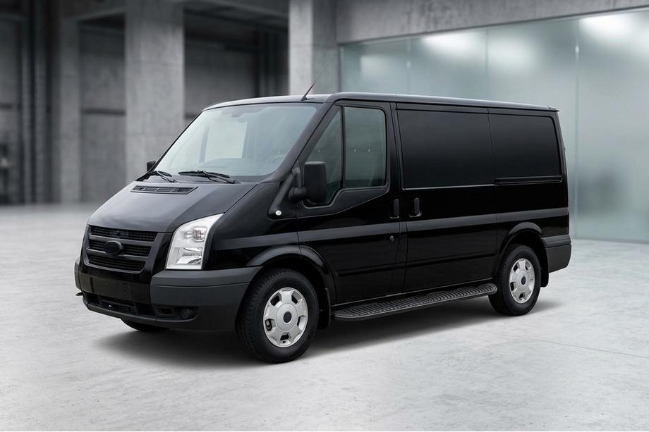 Ford Transit 2000–2014 Side Steps Tayga Black (2 pcs, Aluminum) Image