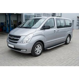 Side Steps BlackLine (2 pcs, aluminum) Hyundai H300, H1, Starex 2008-2020 photo 1