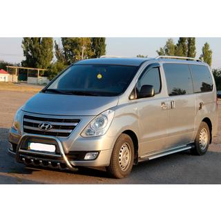 Side Steps Line (2 pcs, Aluminum) Hyundai H300, H1, Starex 2008-2020 photo 1