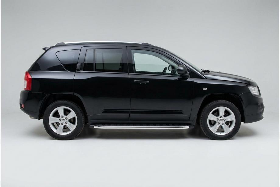 Jeep Compass 2006-2016 Side Steps BlackLine (2 pcs, Aluminum) Image
