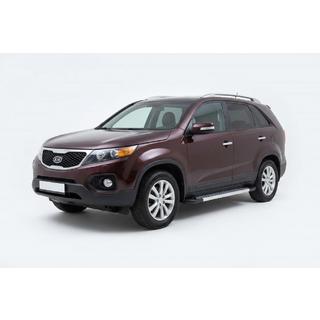 Side Steps New Vision Grey (2 pcs, Aluminum) Kia Sorento II XM 2009-2014 photo 1