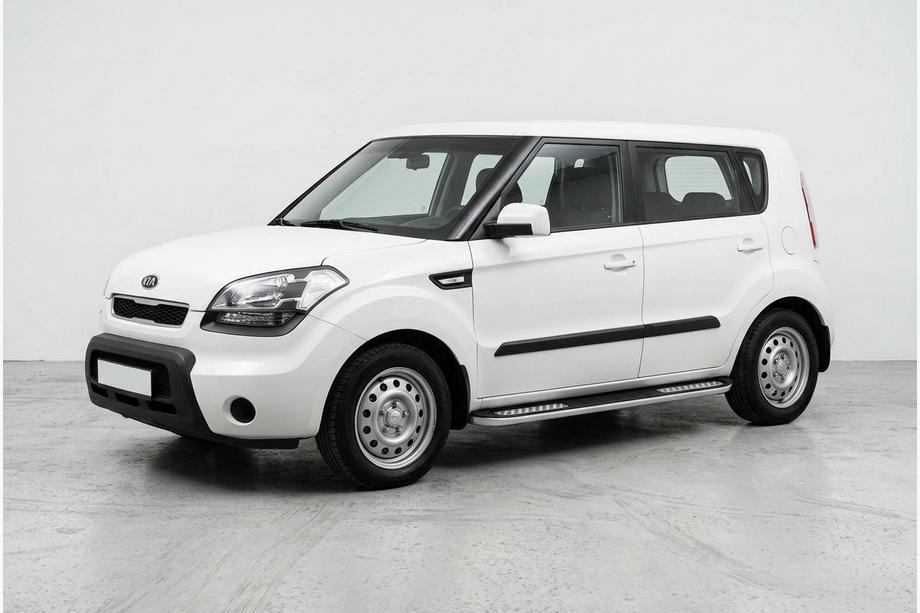 Kia Soul I 2008-2013 Side Steps Tayga V2 (2 pcs, Aluminum) Image