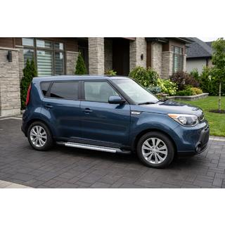Side Steps New Vision Grey (2 pcs, Aluminum) Kia Soul II 2013-2018 photo 1