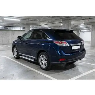 Side Steps Allmond Grey (2 pcs, Aluminum) Lexus RX 2009-2015 photo 1