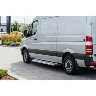 Side Steps New Vision Grey (2 pcs, Aluminum) Mercedes Sprinter W906 2006–2018 photo 1