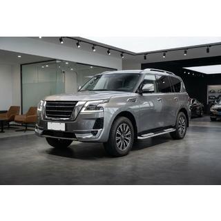 Side Steps Tayga V2 (2 pcs, Aluminum) Nissan Patrol Y62 2010-2024 photo 2