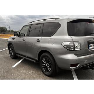 Side Steps New Vision Grey (2 pcs, Aluminum) Nissan Patrol Y62 2010-2024 photo 2