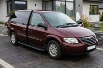 Chrysler Voyager 2001-2007 Side Steps Bosphorus Black (2 pcs, Aluminum) photo 1