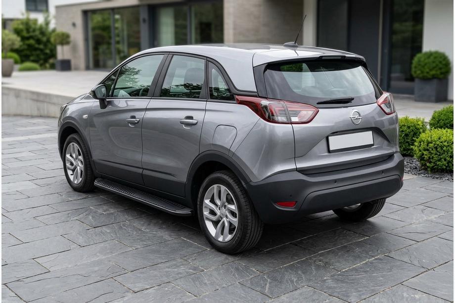 Opel Crossland X 2017-2024 Side Steps Tayga Black (2 pcs, Aluminum) Photo 1