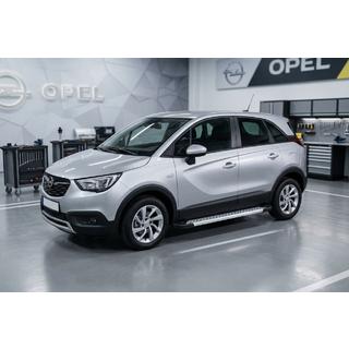 Side Steps New Vision Grey (2 pcs, Aluminum) Opel Crossland X 2017-2024 photo 1