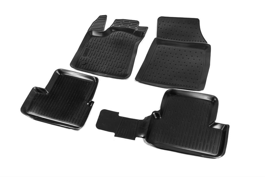 Renault Megane IV 2016-2025 Rubber Floor Mats (4 pcs, Niken 3D) Photo 2