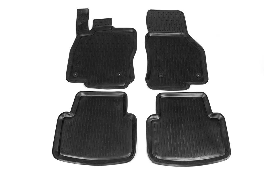 Skoda Octavia III A7 2013-2019 Rubber Floor Mats (4 pcs, Niken 3D) Photo 2