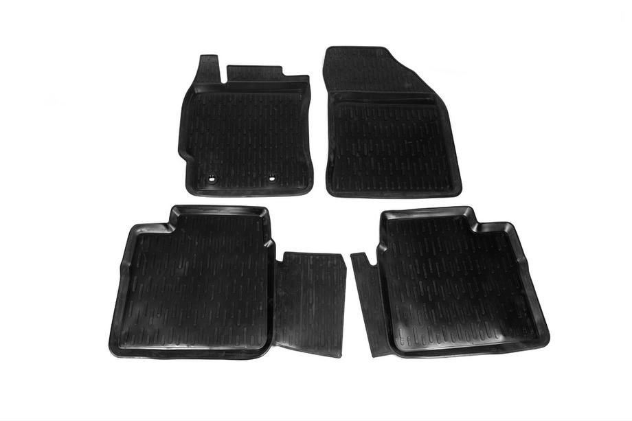 Toyota Corolla 2013-2019 Rubber Floor Mats (4 pcs, Niken 3D) Photo 2