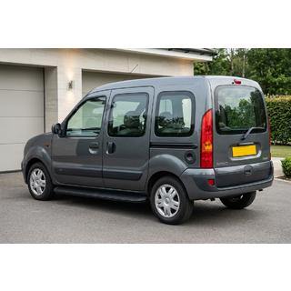 Side Steps Tayga Black (2 pcs, Aluminum) Renault Kangoo 1998-2008 photo 1