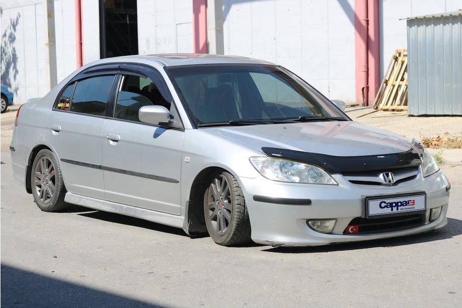 Honda Civic Sedan VII 2001-2006 Hood Deflector (EuroCap) Photo 4