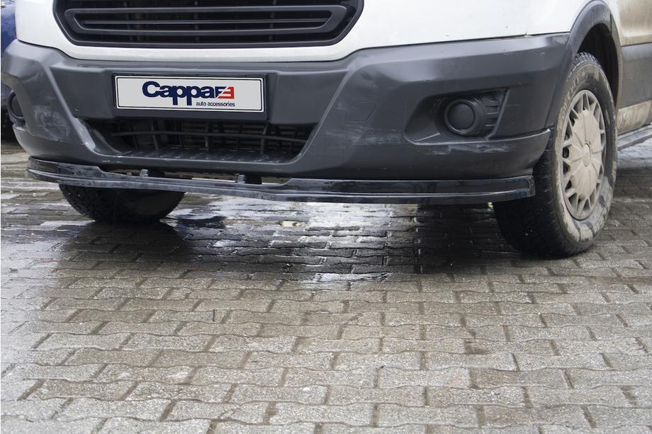 Ford Transit 2014- Front lip spoiler (2014-2019, ABS) Photo 2