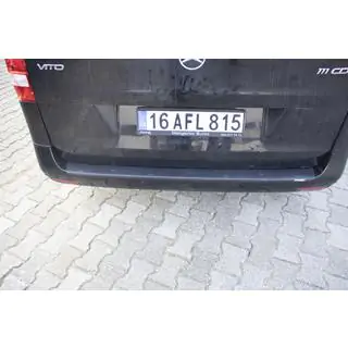 Rear Bumper Protector EuroCap (ABS) photo 3