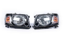 Nissan Patrol Y61 1997-2011 Front Headlights Safari Black (2004-2008, 2pcs) photo 2