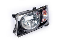 Nissan Patrol Y61 1997-2011 Front Headlights Safari Black (2004-2008, 2pcs) photo 4