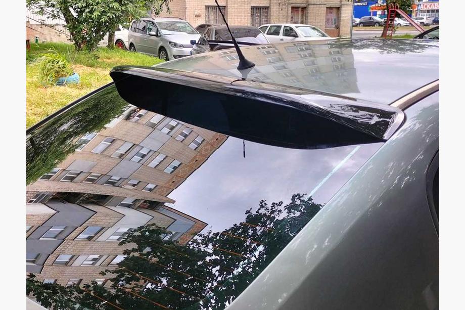 Renault Megane II 2004-2009 Rear Window Visor Sedan (EuroCap, ABS) Photo 12