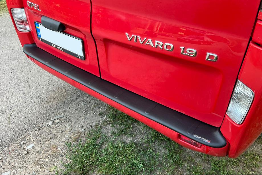 Renault Trafic 2001–2015 Rear Bumper Protector EuroCap (ABS) Photo 2