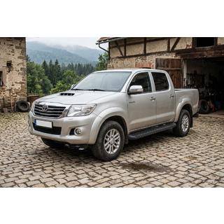 Side Steps Tayga Black (2 pcs, Aluminum) Toyota Hilux 2006-2015 photo 1