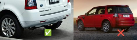 Land Rover Freelander II 2006–2014 Premium Mud Flaps (4 pcs) photo 3
