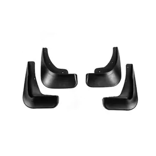 Premium Mud Flaps (Without Side Skirts, 4 pcs) Mitsubishi Lancer X 2008- photo 1