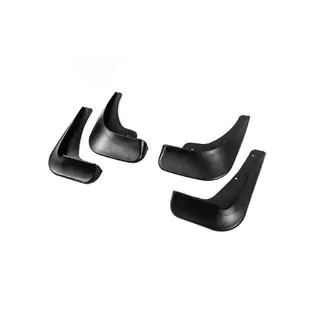 Premium Mud Flaps (Without Side Skirts, 4 pcs) Mitsubishi Lancer X 2008- photo 2