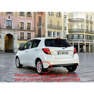 Original Mud Flaps Premium 2014-2017 (for HB, 4 pcs) Toyota Yaris 2010-2020 photo 3
