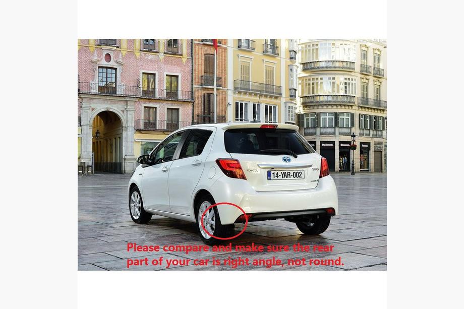 Toyota Yaris 2010-2020 Original Mud Flaps Premium 2014-2017 (for HB, 4 pcs) Photo 3