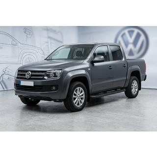 Side Steps Tayga Black (2 pcs, Aluminum) Volkswagen Amarok 2010-2022 photo 1