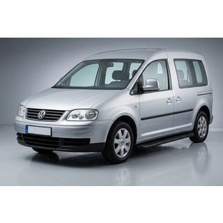 Side Steps Tayga Black (2 pcs, Aluminum) Volkswagen Caddy 2004-2010 photo 1