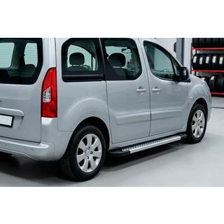 Side Steps New Vision Grey (2 pcs, Aluminum) Peugeot Partner Tepee 2008-2018 photo 1