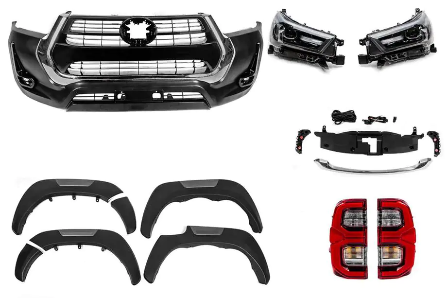 Toyota Hilux 2015- Full Facelift Kit to 2022 Look (for 2015-2020) Photo 1