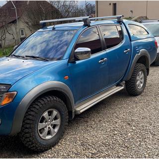 Roof bars for smooth roof (2 pcs, Asaf V4) Mitsubishi L200 2006-2015 photo 1