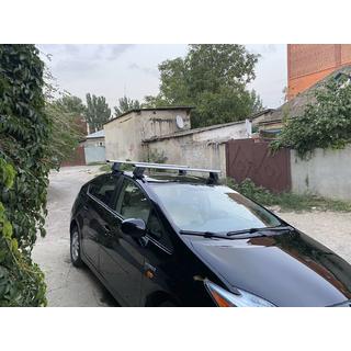 Roof bars for smooth roof (2 pcs, Asaf V4) Toyota Prius 2009-2015 photo 2