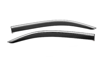 Opel Combo 2019- Window Deflectors with Chrome Trim (2 pcs, Niken) photo 3