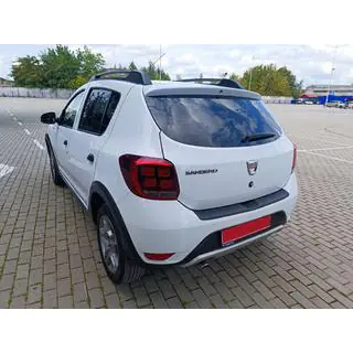 Rear Bumper Protector EuroCap (ABS) Renault Sandero 2013-2022 photo 2