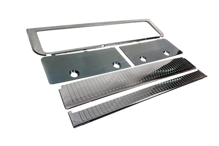 Toyota Land Cruiser 200 2007-2021 Trim Inserts Set (brushed dark aluminum) Photo 8