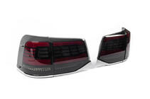 Toyota Land Cruiser 200 2007-2021 Tail Lights 2016-2021 (Sequential Red) photo 3