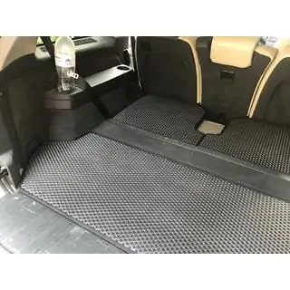 Trunk Mat 3-Piece (EVA, Black) Volvo XC90 2002-2014 photo 2