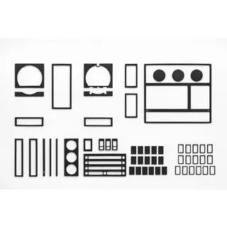 Dashboard Trim 1995-1999 (Aluminum Look) photo 1