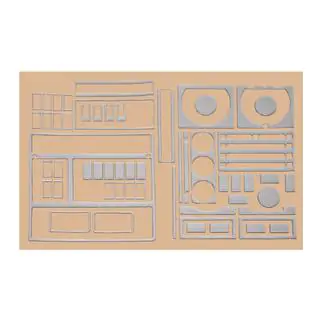 Dashboard Trim 1995-1999 (Aluminum Look) photo 2