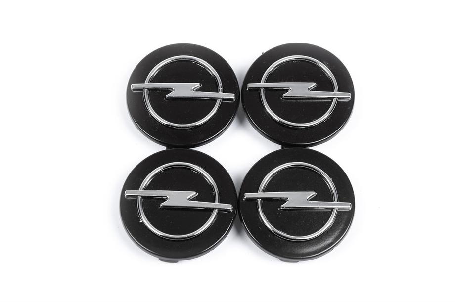 Opel Wheel center caps 60/55mm black (set of 4) Photo 2