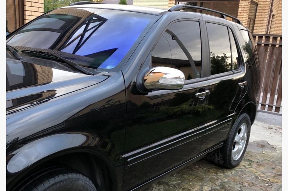 Mercedes ML W163 1997-2005 Mirror Covers (2 pcs, Stainless Steel) Photo 1